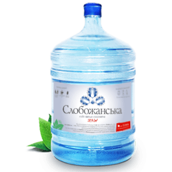 Вода питна негазована ТМ Слобожанська